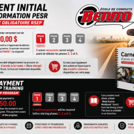 Paiement Initial / Down Payment (Programme Obligatoire - Mandatory Program)